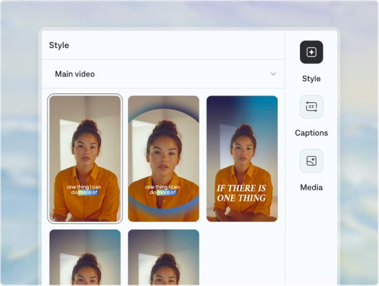 Customize shots